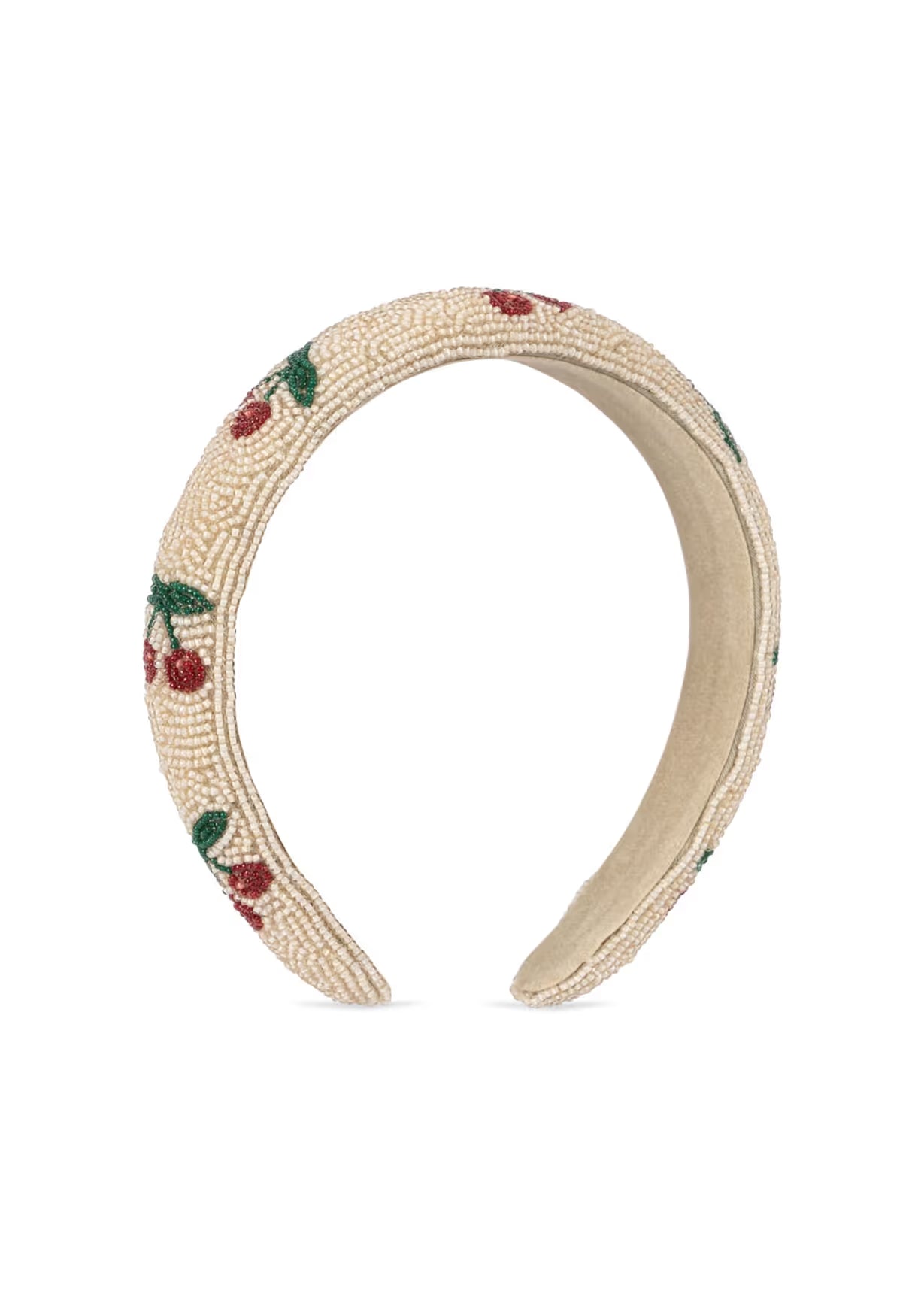 Konges Sløjd Hårbøjle Beaded Cherry