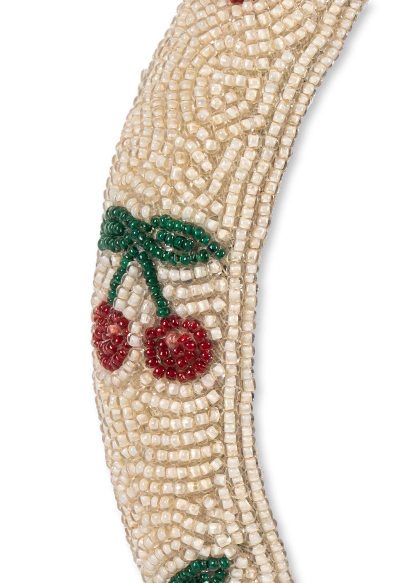 Konges Sløjd Hårbøjle Beaded Cherry