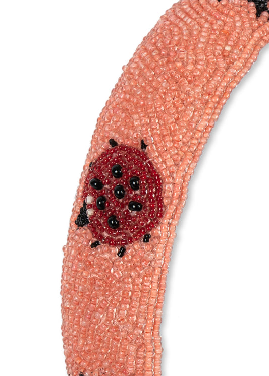 Konges Sløjd Hårbøjle Beaded Ladybug