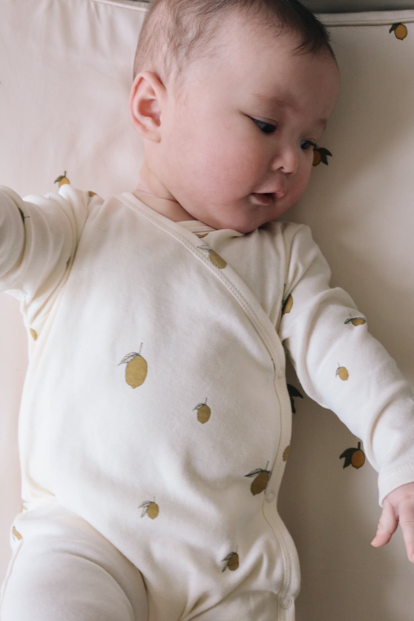 Konges Sløjd Heldragt Lemon Newborn GOTS