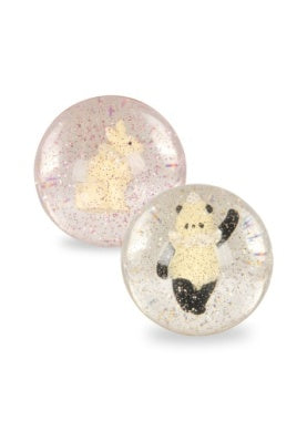 Konges Sløjd Hoppebold 2 Pack Bunny Panda