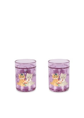 Konges Sløjd Krus Glitter 2 Pack Kitty Gelateria