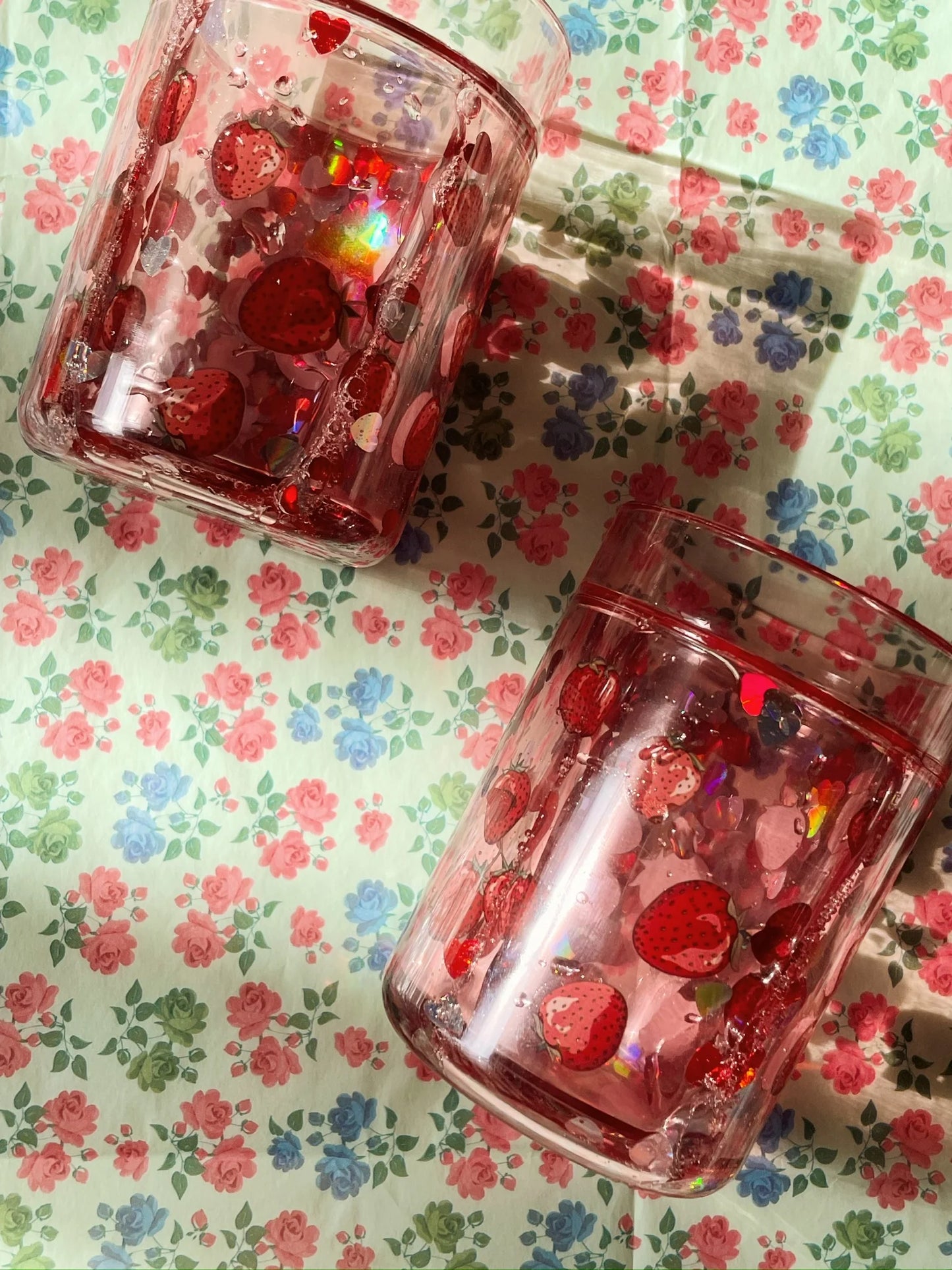 Konges Sløjd Krus Glitter Fragola 2 Pak
