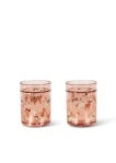 Konges Sløjd Krus Glitter Woof Letter Rose 2 Pack