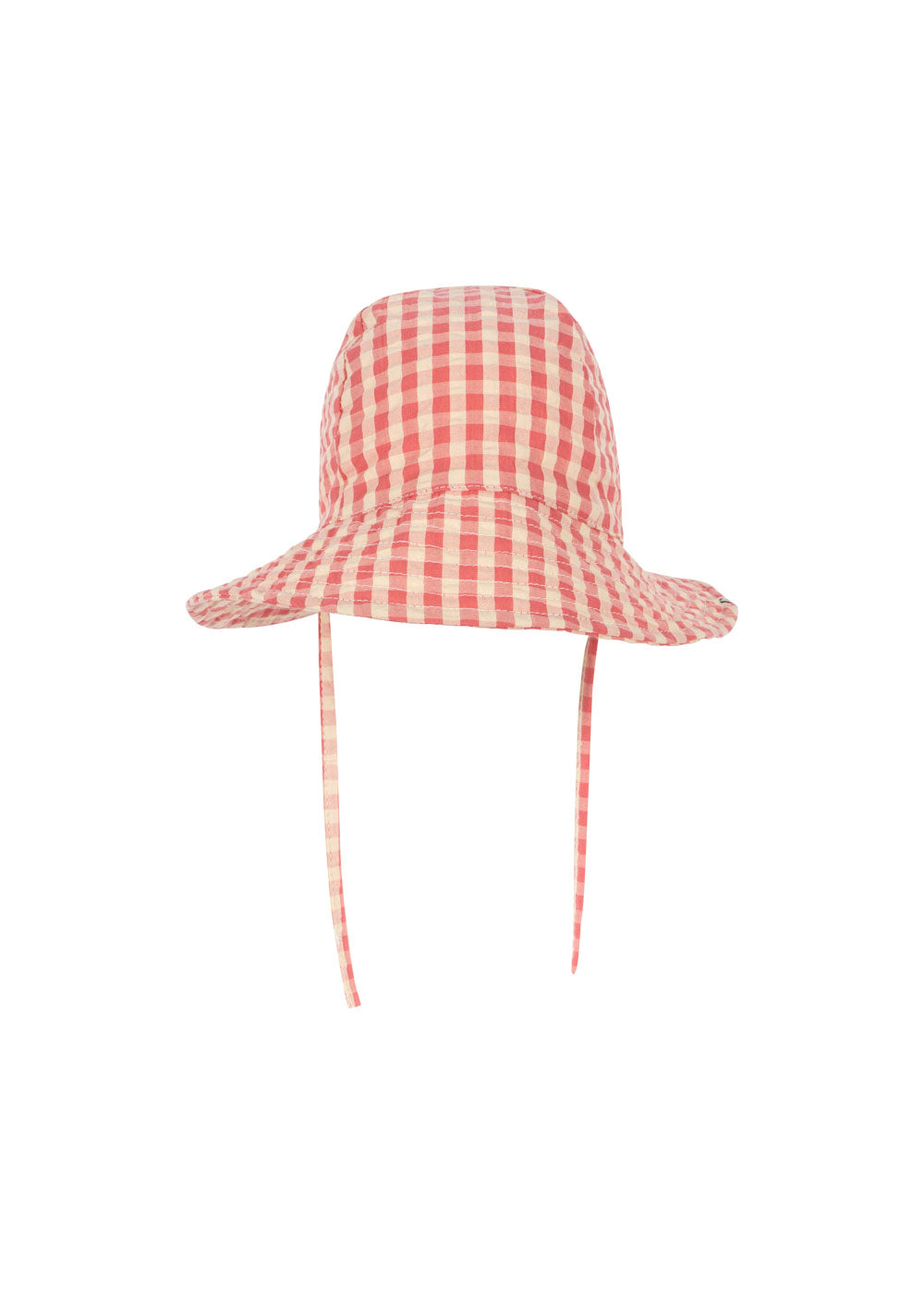 Konges Sløjd Solhat Kim Flamingo Plume Check GOTS