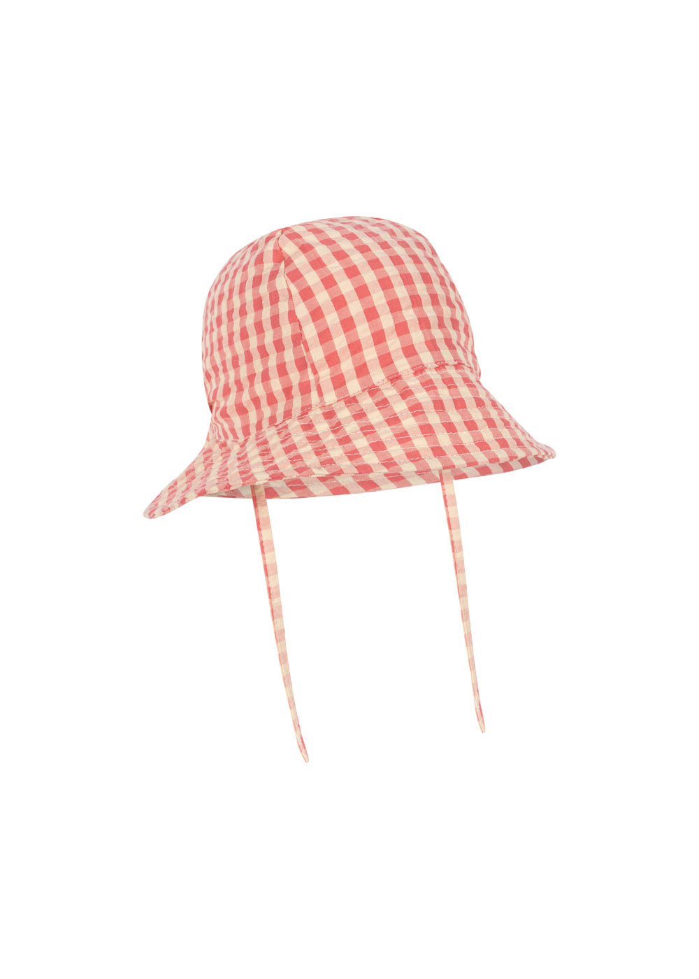 Konges Sløjd Solhat Kim Flamingo Plume Check GOTS