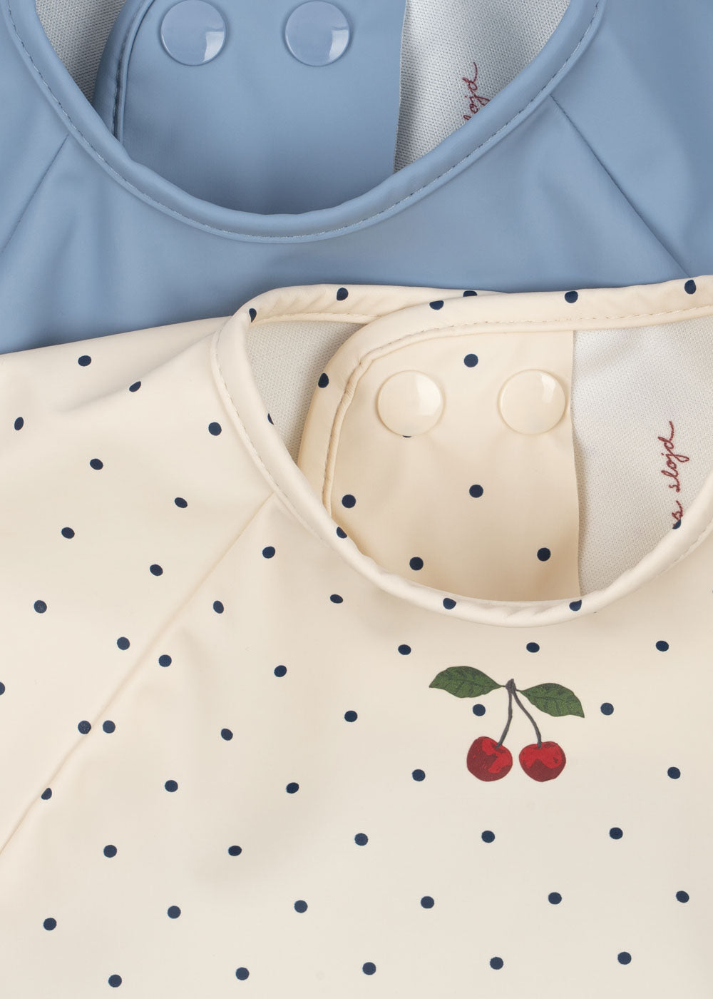 Konges Sløjd Spiseforklæde Navy Dot/Rain Washed 2 Pak