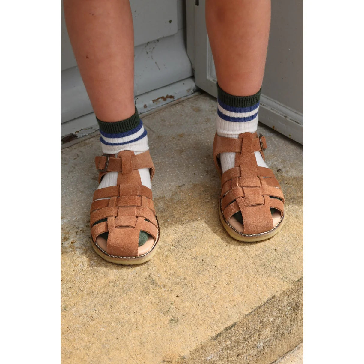 Konges Sløjd Strømper Rib Multi Stribe 2 Pak