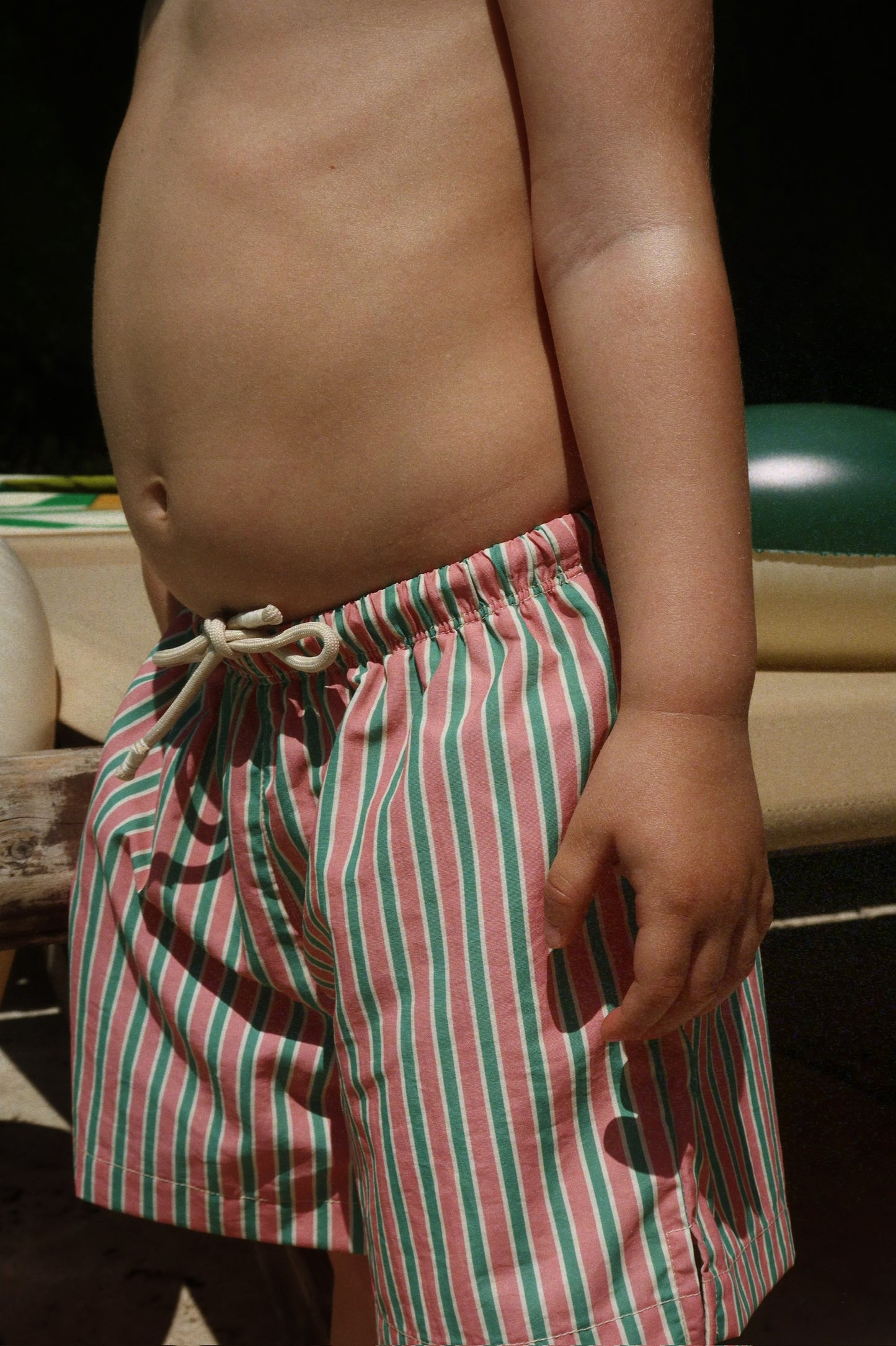 Konges Sløjd Svømmeshorts Asnou Blush Stripe GRS