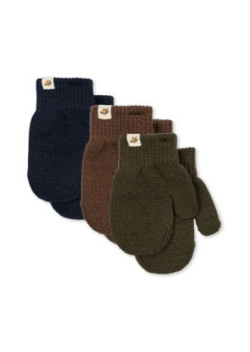 Konges Sløjd Vanter Filla 3 Pack Forest Mix