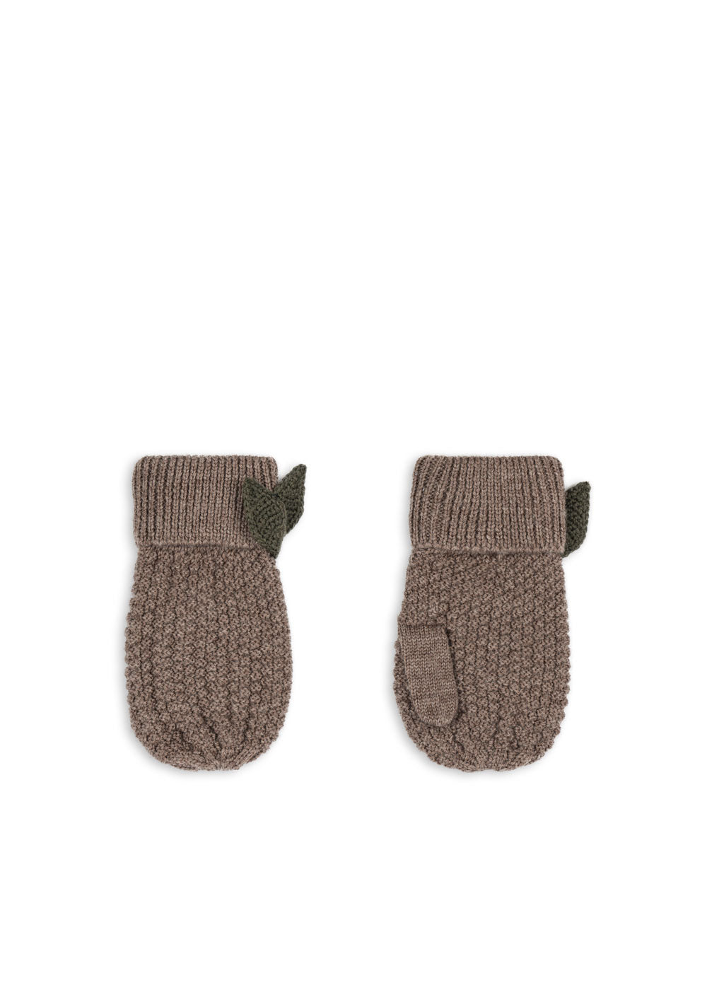 Konges Sløjd Vanter Fruity Bunny Brown Melange