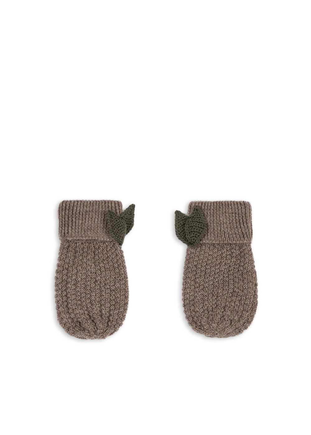 Konges Sløjd Vanter Fruity Bunny Brown Melange