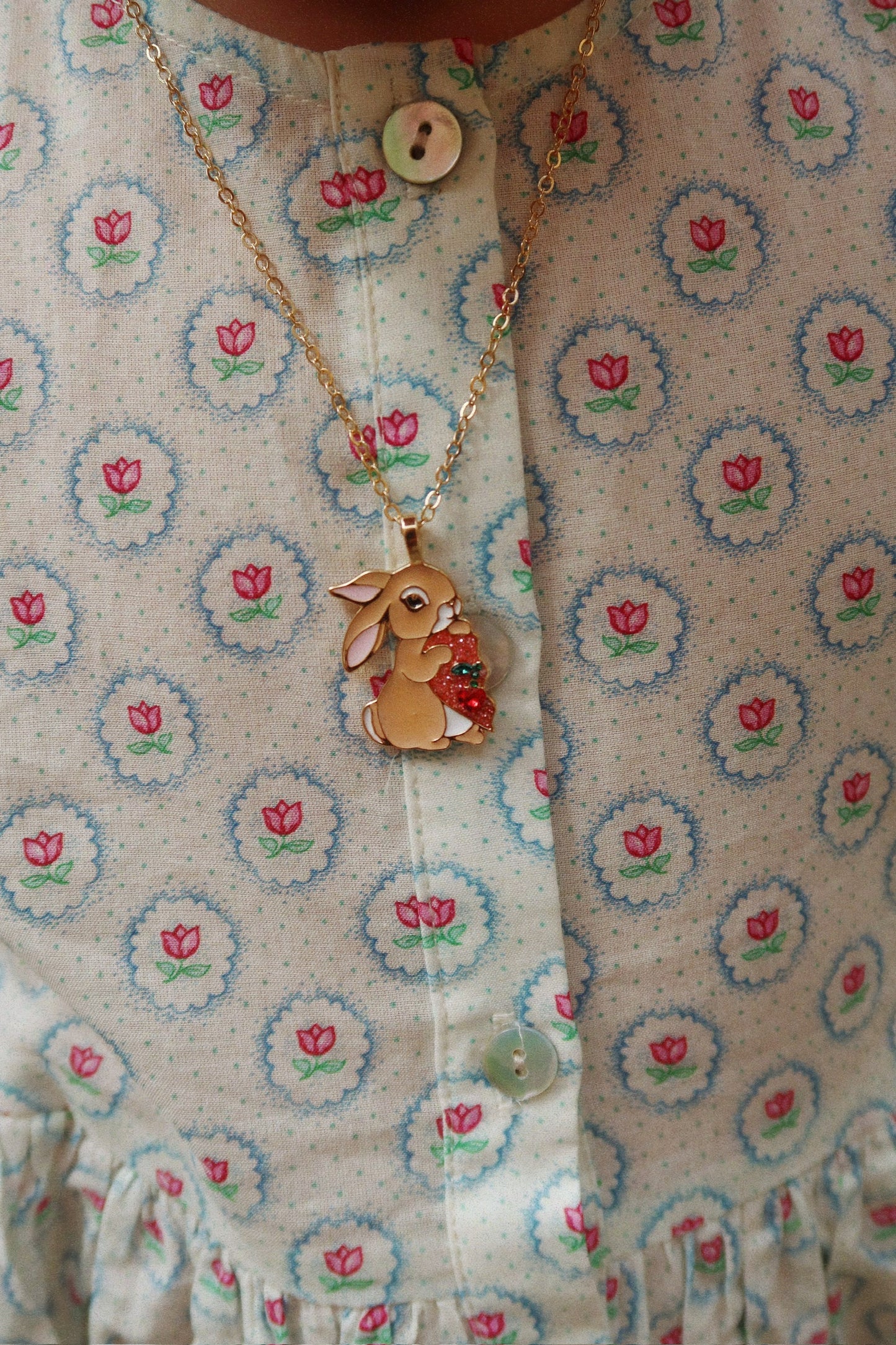 Konges Sløjd Veninde Halskæder Bunny Besties Gold