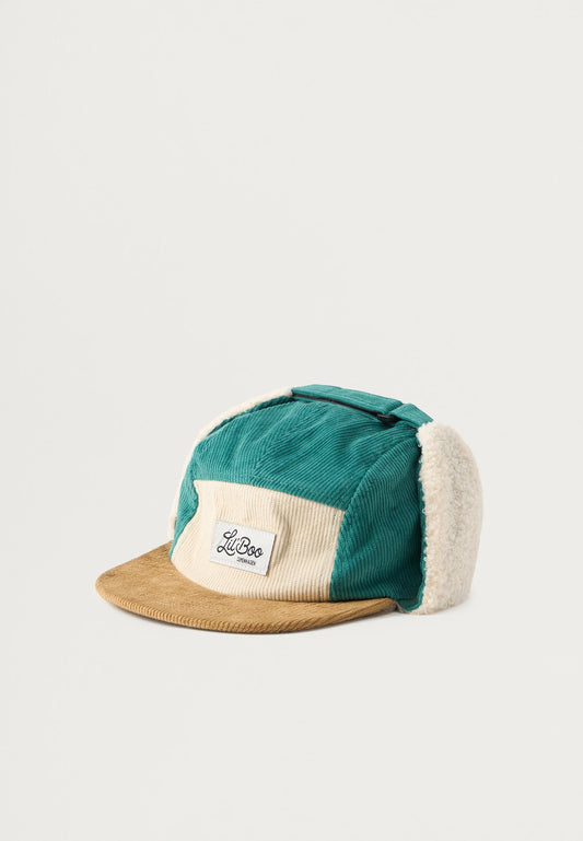 Lil' Boo Kasket 5-Panel Block Fløjl Grøn