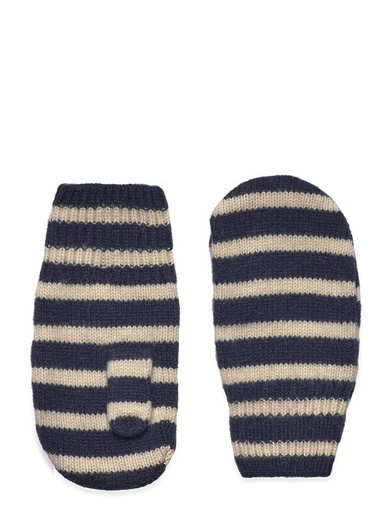 MP Denmark Vanter Bergen Stribede Dark Denim Melange