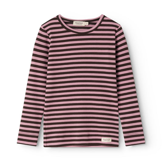 MarMar Bluse Plain Tee Heather Stripe