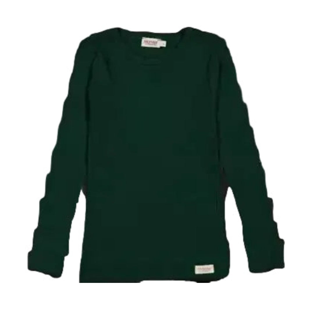MarMar Plain Tee LS Modal Dark Leaf
