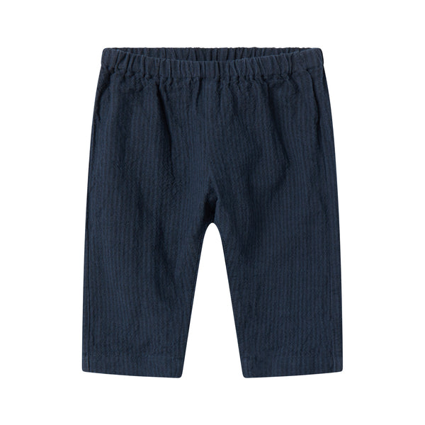 MarMar Bukser Panto Chambray Dark Blue Stripe Baby