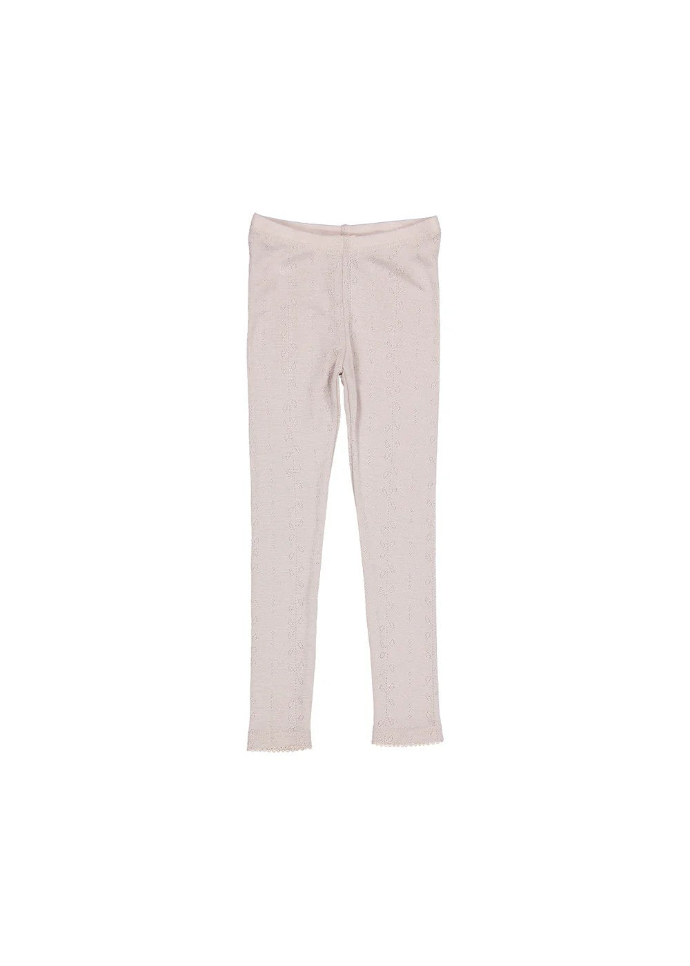 MarMar Leggings Uld Pointelle Soft Dove