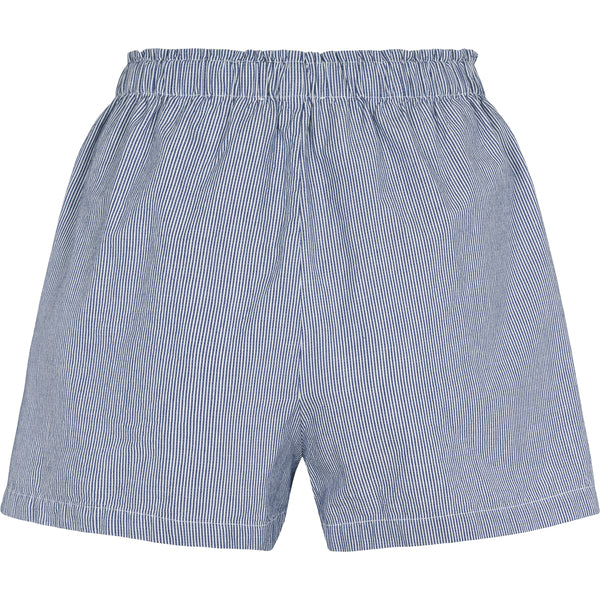 MarMar Pala W Shorts Fine Cotton Navy Stripe VOKSEN