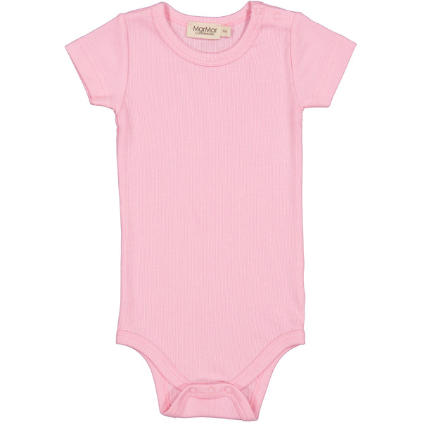 MarMar Plain Body SS Modal Fine Rib Pink Blossom
