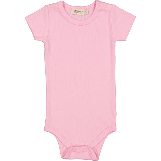 MarMar Plain Body SS Modal Fine Rib Pink Blossom
