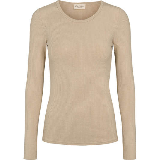 MarMar Plain Tee LS Modal Stone Wall VOKSEN