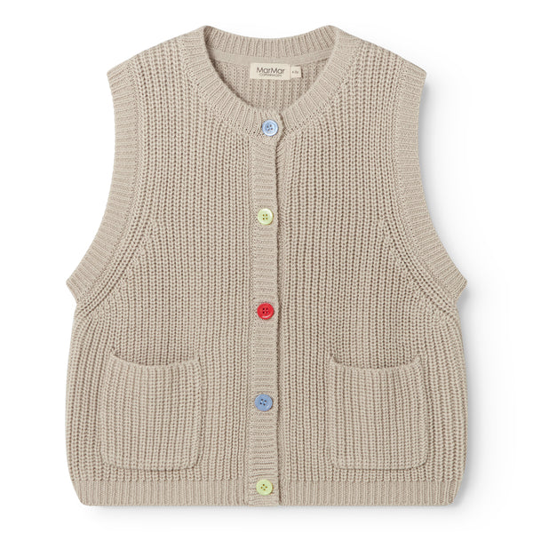 MarMar Vest Strik Taju Barely Beige