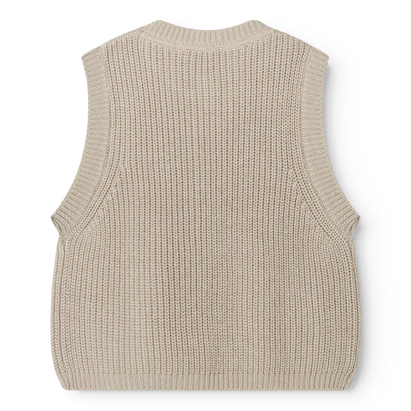 MarMar Vest Strik Taju Barely Beige