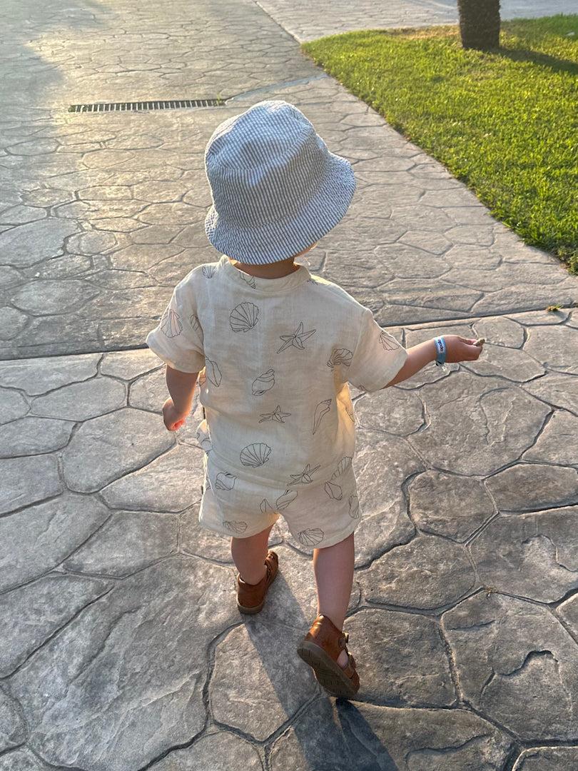Okker-Gokker T-Shirt Muslin Seashell