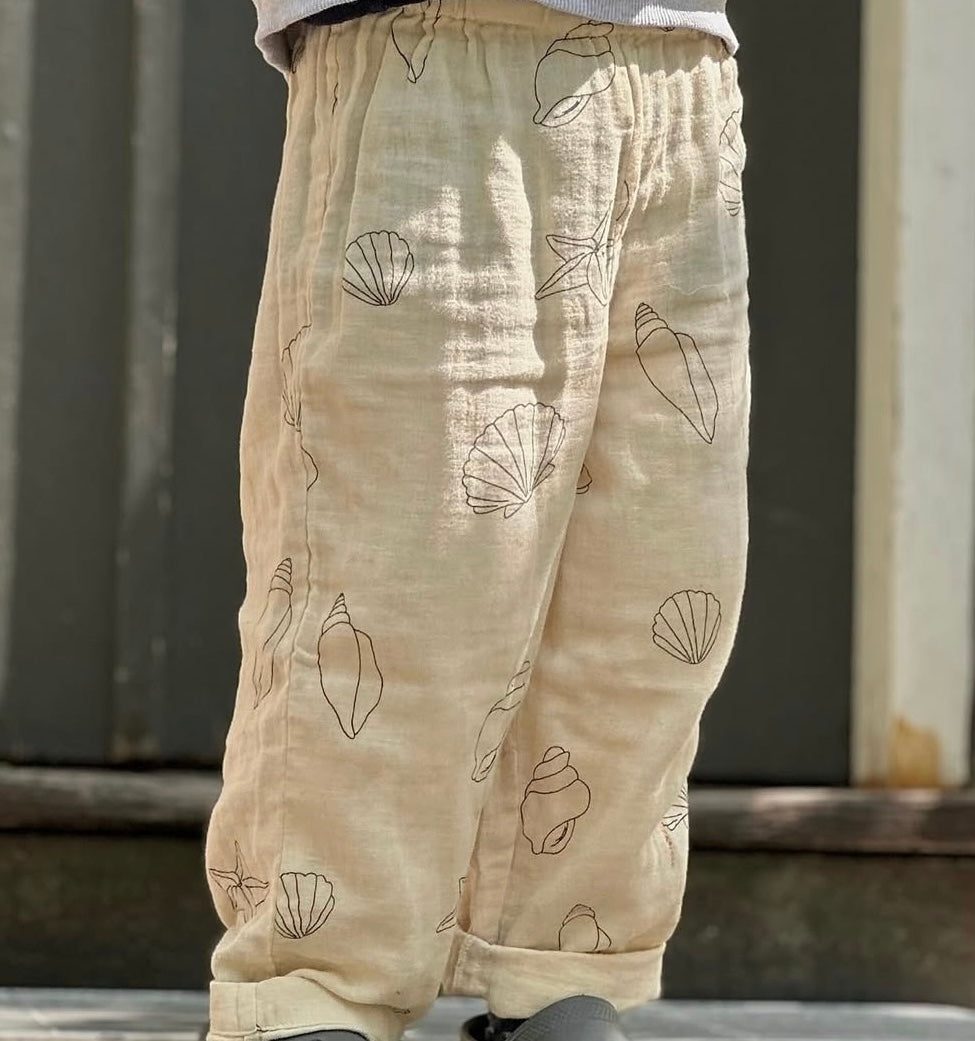 Okker-Gokker Bukser Muslin Seashell
