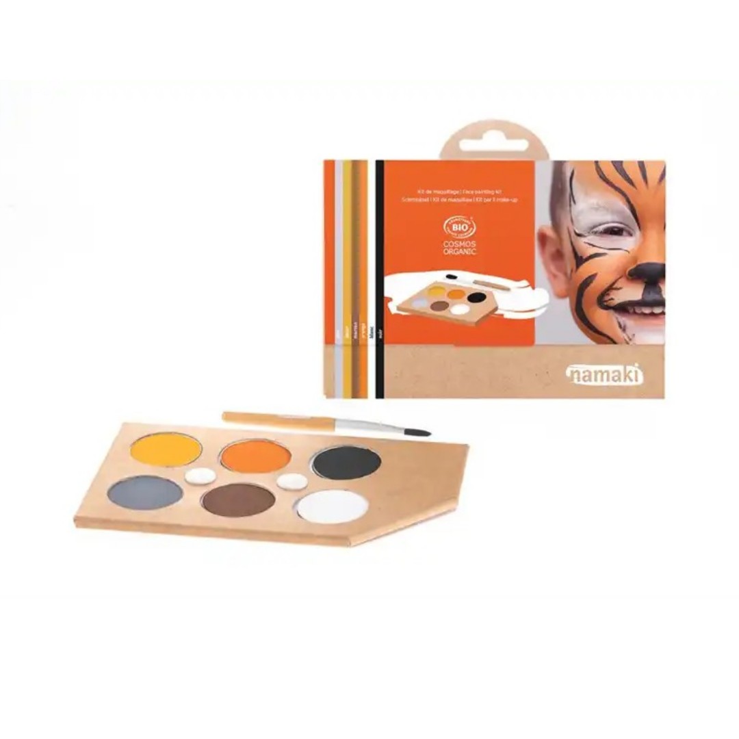 NAMAKI Ansigtsmaling 6 farver + Pensel COSMOS