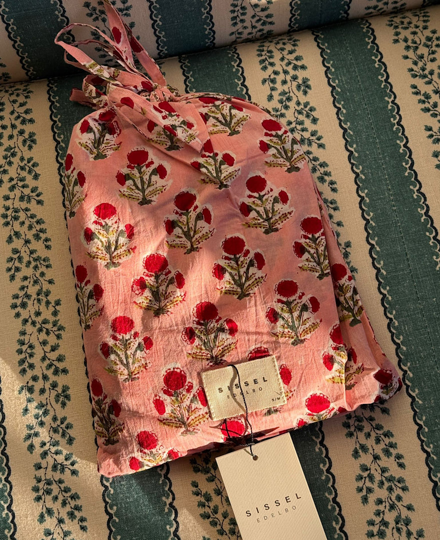 Sissel Edelbo Pyjamas Sæt Nuit Økologisk Bomuld Cherry Flower