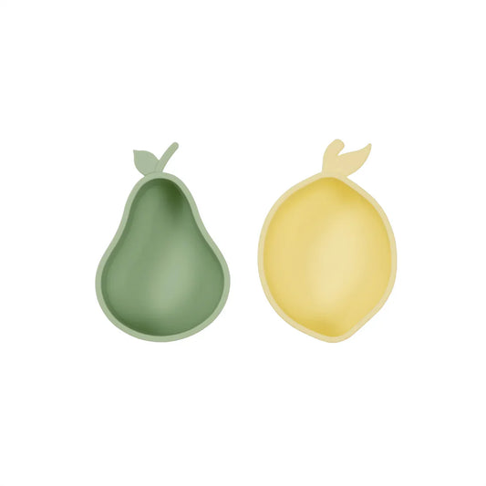 OYOY Snack Skåle Citron  Pære 2-pack