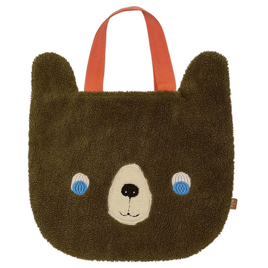 OYOY Tote Bag Darling Bear Brown/Red