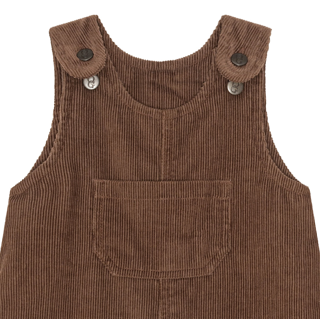 Okker-Gokker Overalls Fløjl Brun