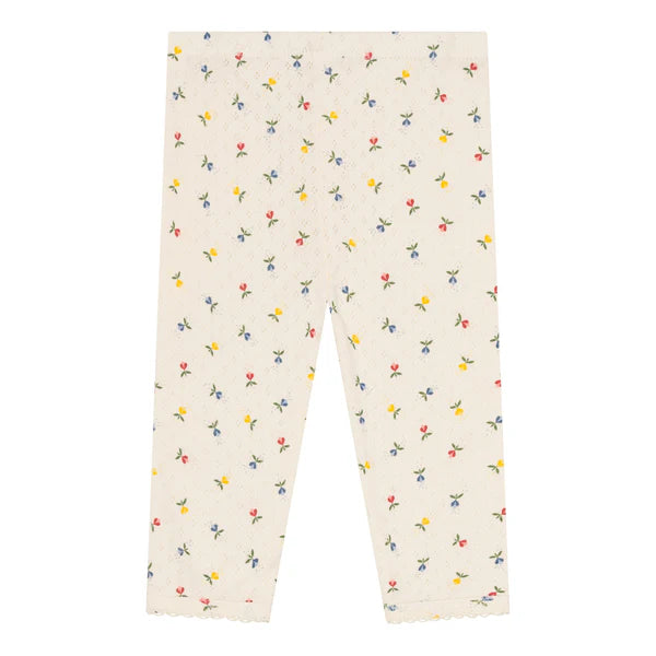 Okker-Gokker Pointelle Leggings Fluffy Bell