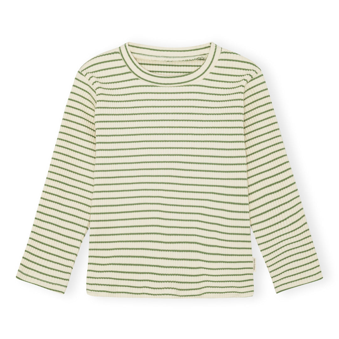 Okker-Gokker Bluse Chunky Rib Artichoke Stripes