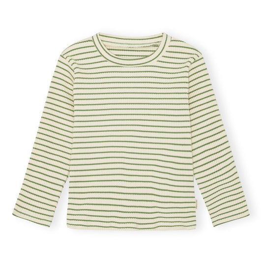 Okker-Gokker Bluse Chunky Rib Artichoke Stripes