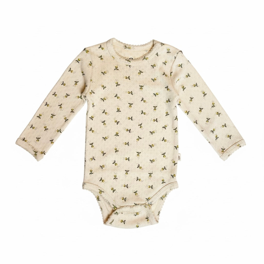 Okker-Gokker Body Pointelle Fluffy Bell Honey