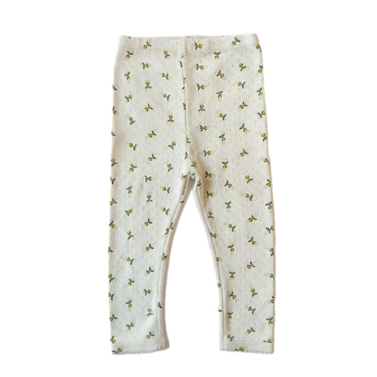 Okker-Gokker Leggings Pointelle Fluffy Bell Honey
