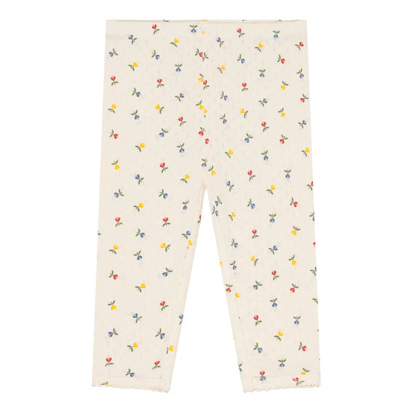 Okker-Gokker Pointelle Leggings Fluffy Bell