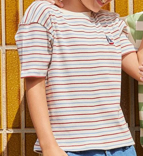 Okker-Gokker Seaside T-Shirt Mini Stripe