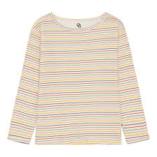 Okker Gokker T-shirt Rib Rainbow Stripes
