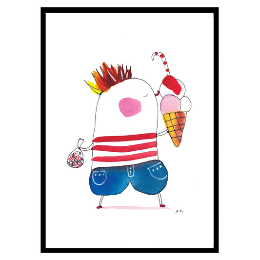 Pia Olsen Plakat A3 Isfreak