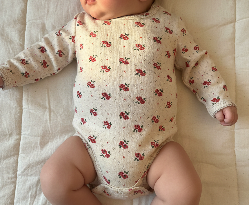 Okker-Gokker Body Pointelle Autumn Bloom