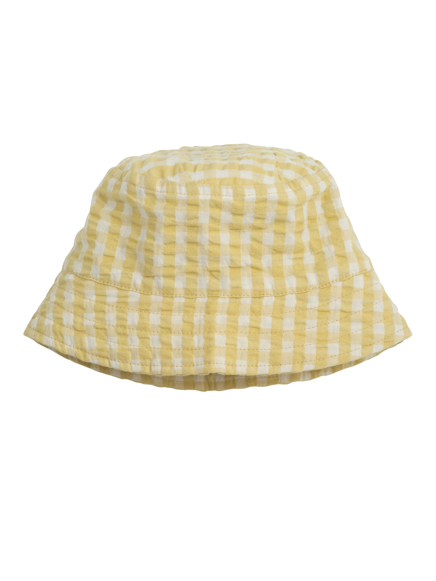 Serendipity Bøllehat Light Woven Lemon Checks