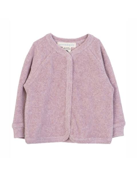 Serendipity Cardigan Frotté Terry Lilac