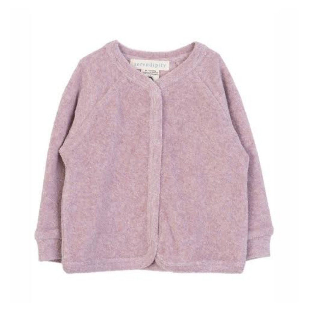 Serendipity Cardigan Frotté Terry Lilac
