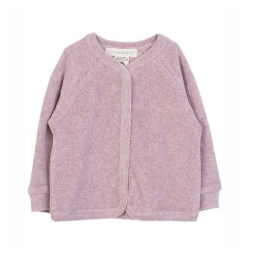 Serendipity Cardigan Frotté Terry Lilac